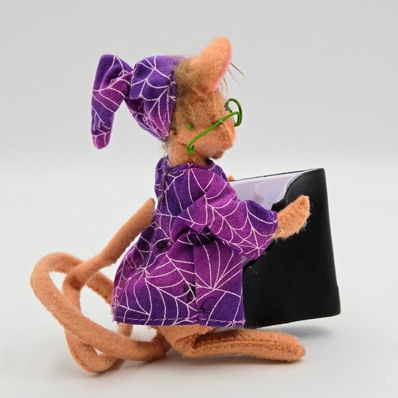 Annalee Spooky Stories Book Mouse Glasses Halloween 2011 Read - Picture 6 of 11